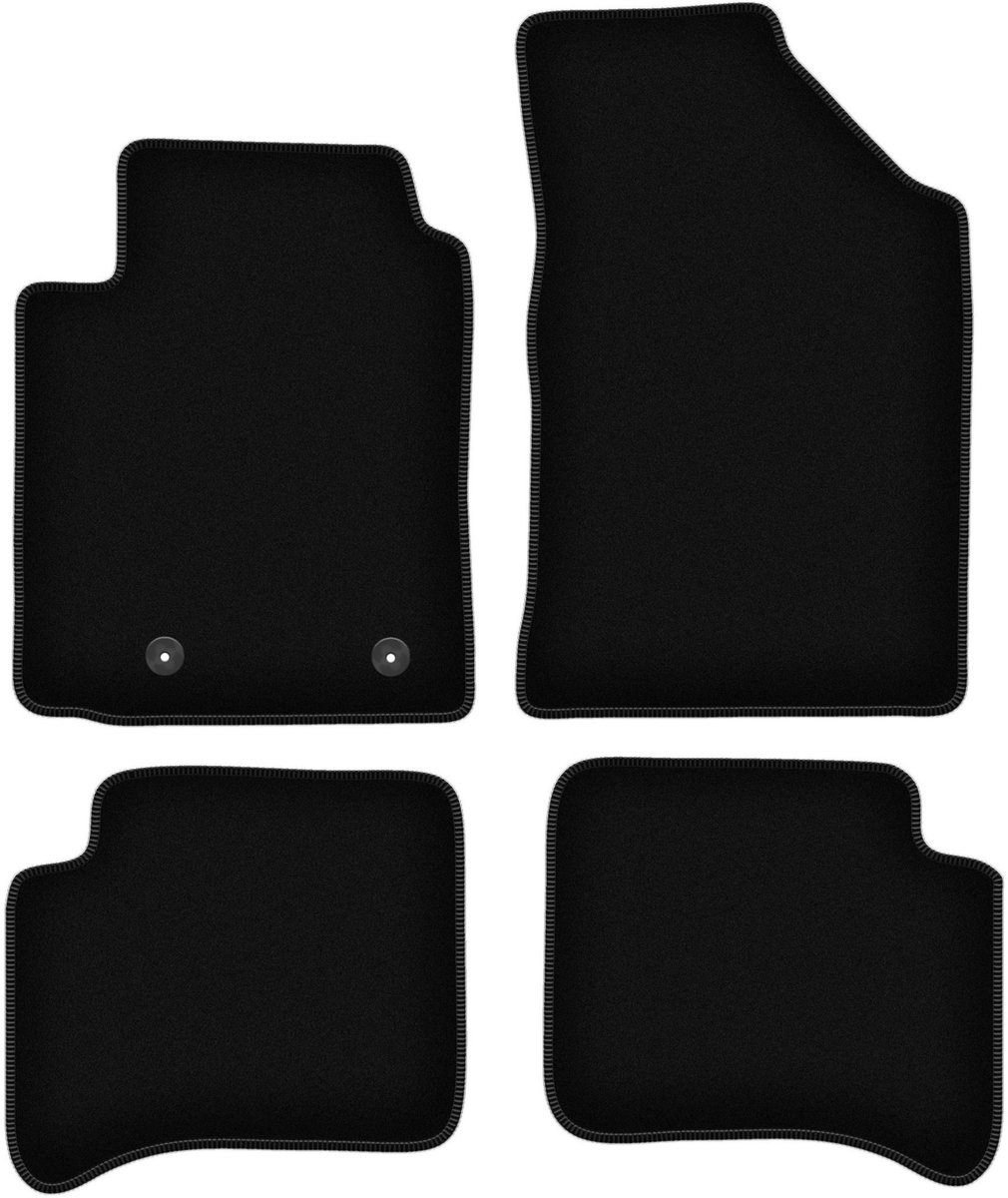BASIC zwarte veloursmatten voor: Toyota Yaris I 5-deurs (1999-2005)