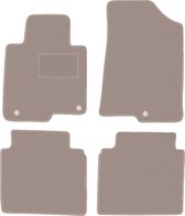 Beige veloursmatten voor: Toyota Yaris I 5-deurs (1999-2005)