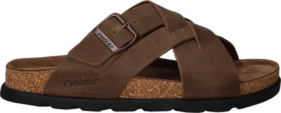 Rieker Slipper Brown Combi I Gratis verzending in NL va €40