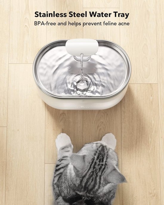 Tomxcute Waterfonteinfilter voor katten, reservefilter voor 3,2 l