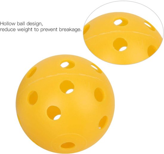 Hollow20 Stks Gemengde Kleur Plastic Luchtstroom Holle Training Golfbal Indoor Sport Praktijk Golf Accessoires — afbeelding 5