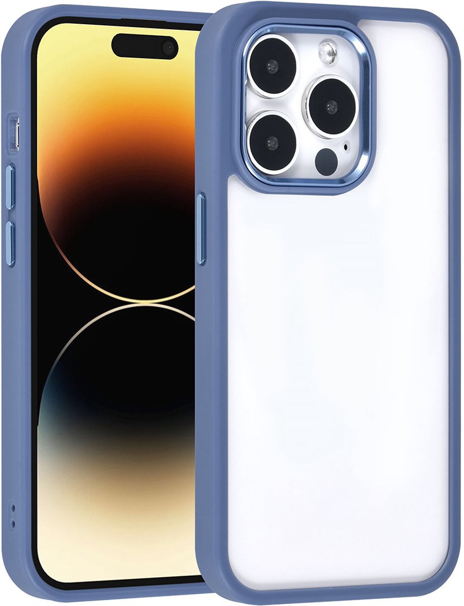 UNIQ Accessory iPhone 14 Pro Backcover hoesje - LichtBlauw
