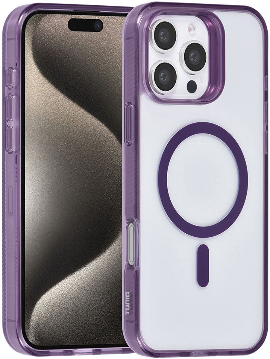 TUNIQ telefoonhoesje voor Apple iPhone 16 Pro Max - MagSafe siliconen backcover