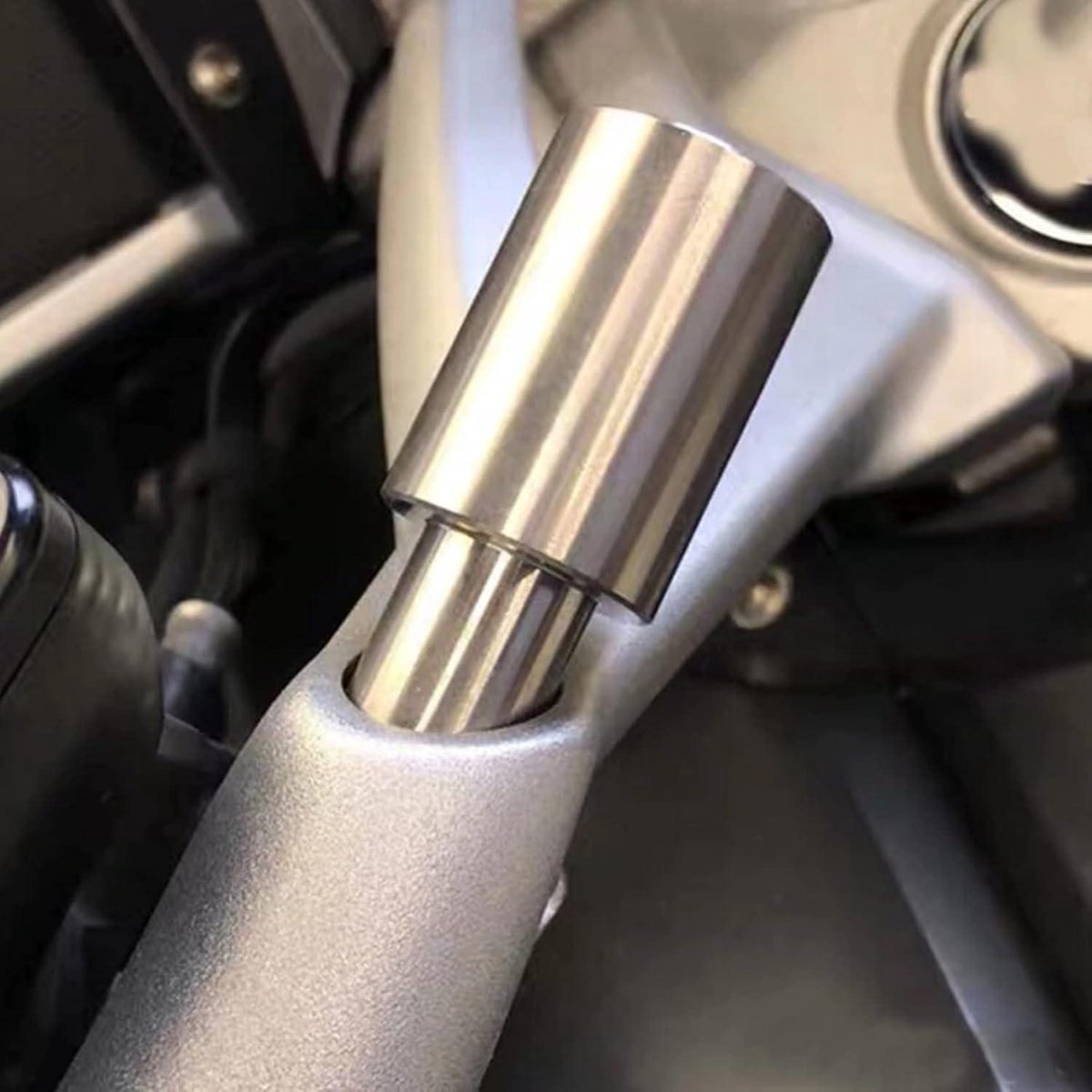 Motorfiets Stuuradapter Verlengstang Navigatiebeugel Mobiele Telefoon Houder Accessoires voor K1600GT K1600GTL voor R1200RT R1250RT (Zilver