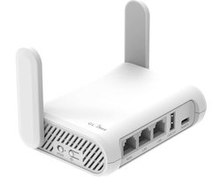 Draagbare AC1200 Dual-Band Repeater en WiFi Router voor Veilig Internet op Reis