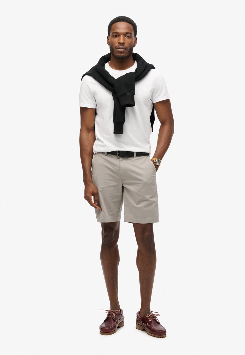 Superdry Chino Short Heren Grijs