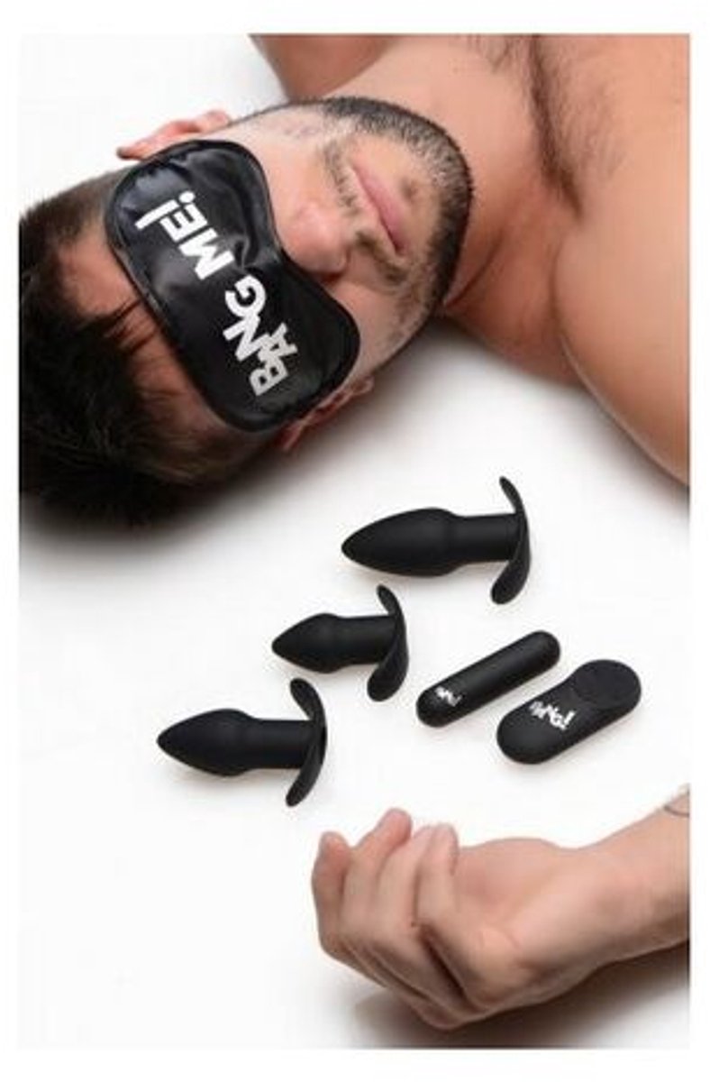 Goedkoopste XR Brands Backdoor Adventure Kit - Anal Toys Kit black