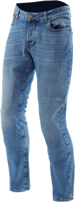 Dainese 5-Pocket Regular Tapered Lichtblauw Motorjeans - Maat 28 - Broek