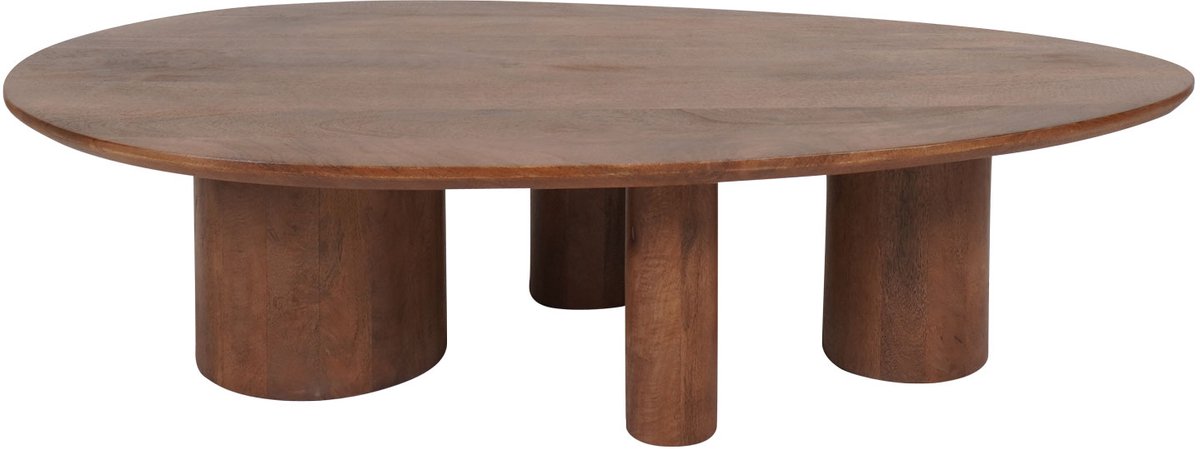 Home67 Salontafel Amir 140 x 80 cm - Mangohout Bruin