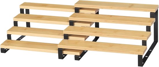 Gesneden statief houten standhouder, natuurlijk houten