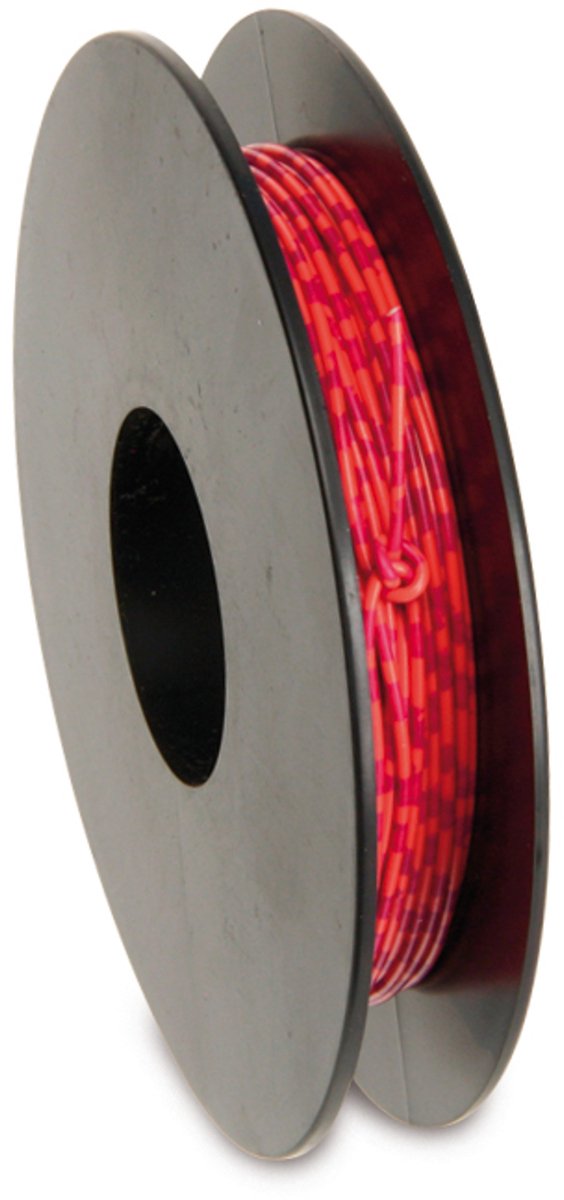 RAUTRONIC Schakelkteundraad LiYv, 0,14 mm², 25 m, rood/oranje