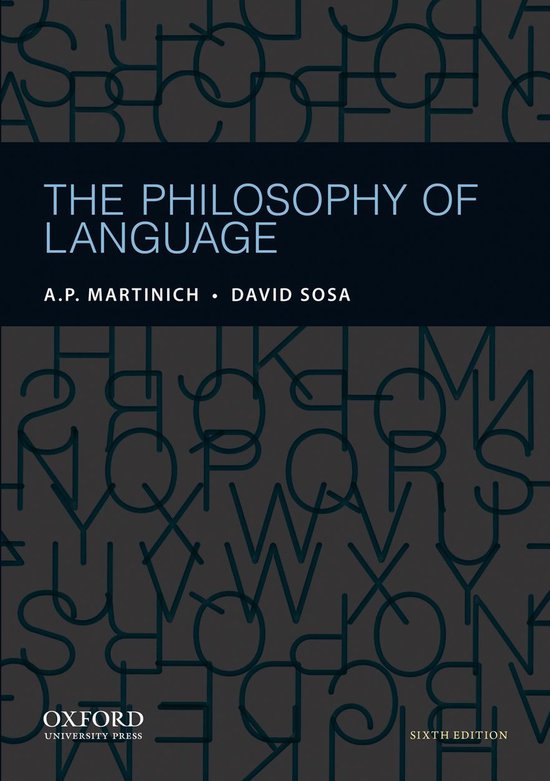 The Philosophy of Language - cover