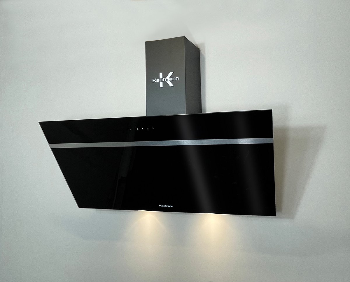 KAUFMANN- wandafzuigkap VIKTORIA 90 BL zonder kop 1000 m³/h, 90 cm