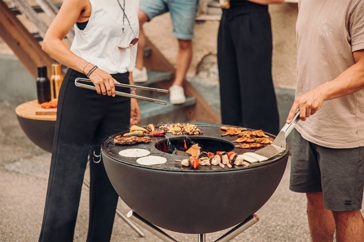 Höfats Bowl 70 Fire Bowl Plancha Set High