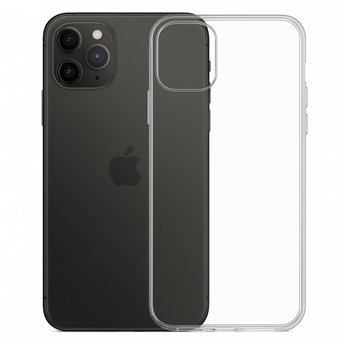 Mobigear Doorzichtig Hoesje geschikt voor Apple iPhone 12 Pro Max Telefoonhoesje Flexibel TPU Extra Dun | Mobigear Ultra Thin Backcover | Doorzichtig Telefoonhoesje iPhone 12 Pro Max | iPhone 12 Pro Max Case | Back Cover - Transparant