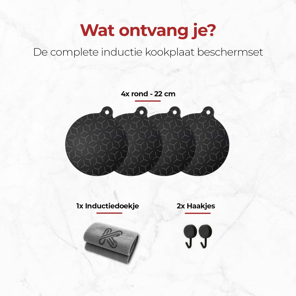 Inductie Beschermers - Bescherm je kookplaat tegen krassen en hitte
