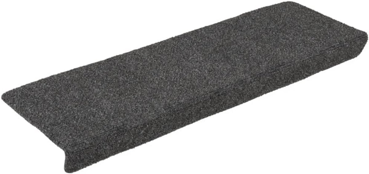 Trapmatten voor trappen 5 stuks 65x21x4 cm Antracietkleur