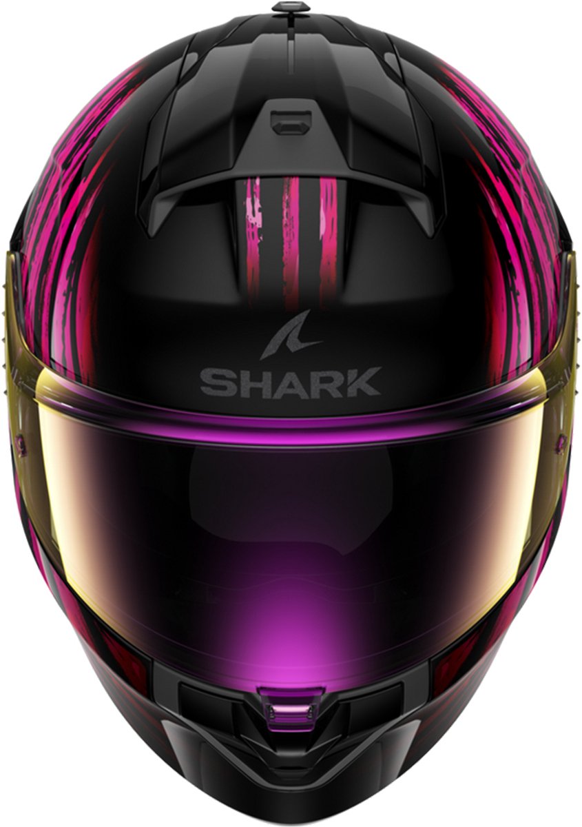 Shark Ridill 2 Assya Zwart Violet Violet KVV Integraalhelm - Maat XS - Helm – foto 4