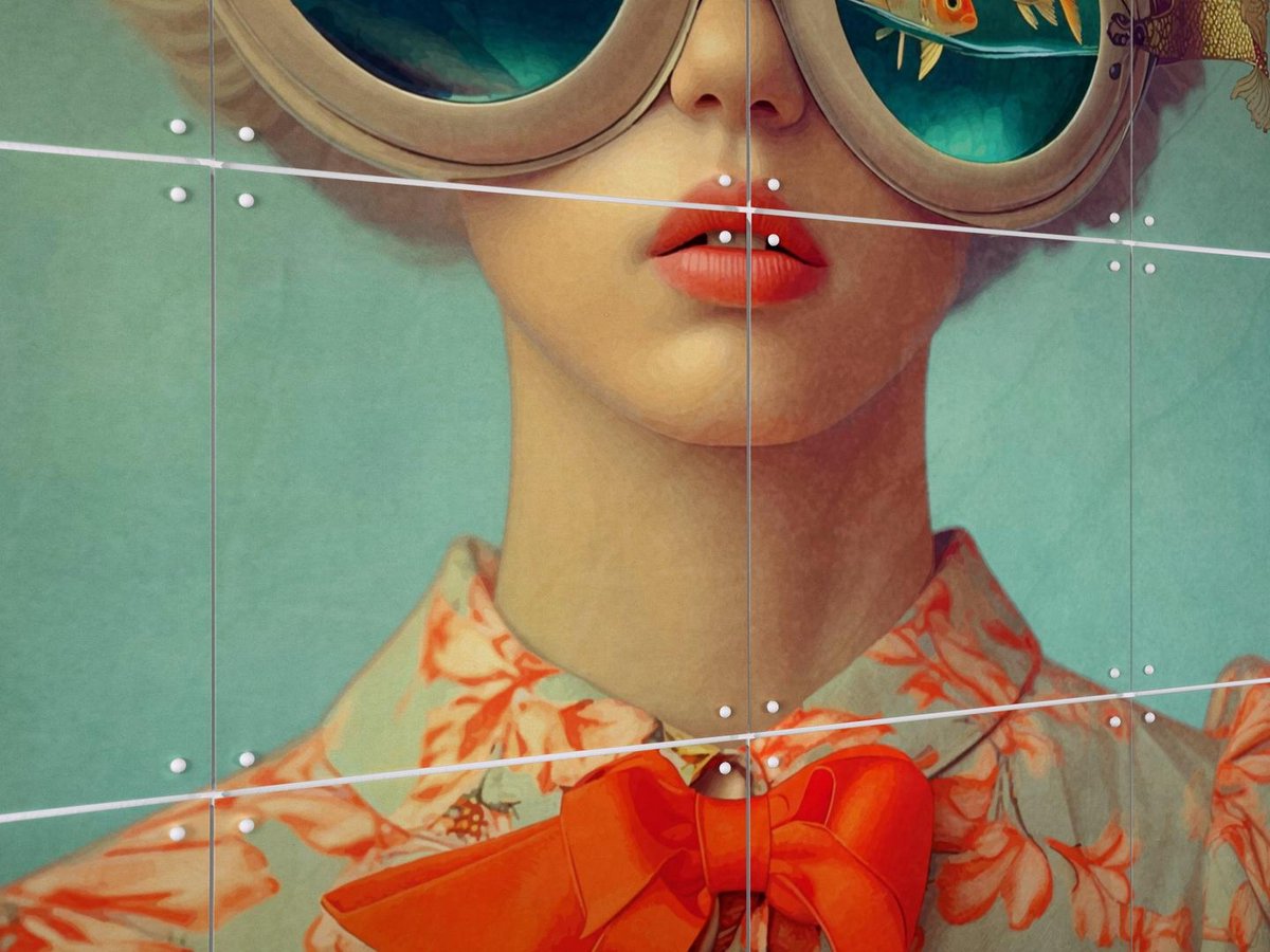 IXXI Mirjam Duizendstra poster - Visioen wanddecoratie - 80x80 cm