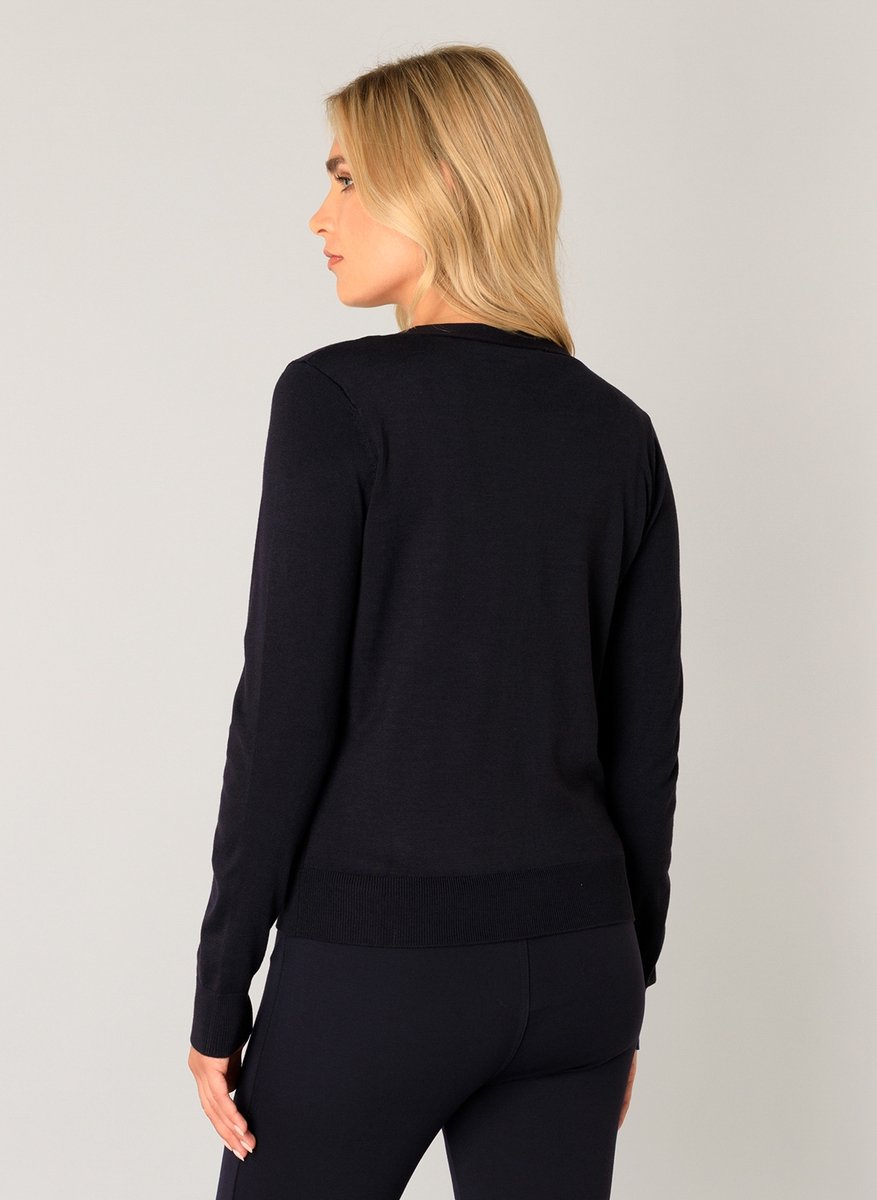 BASE LEVEL Yvon Vest - Dark Blue - maat 48