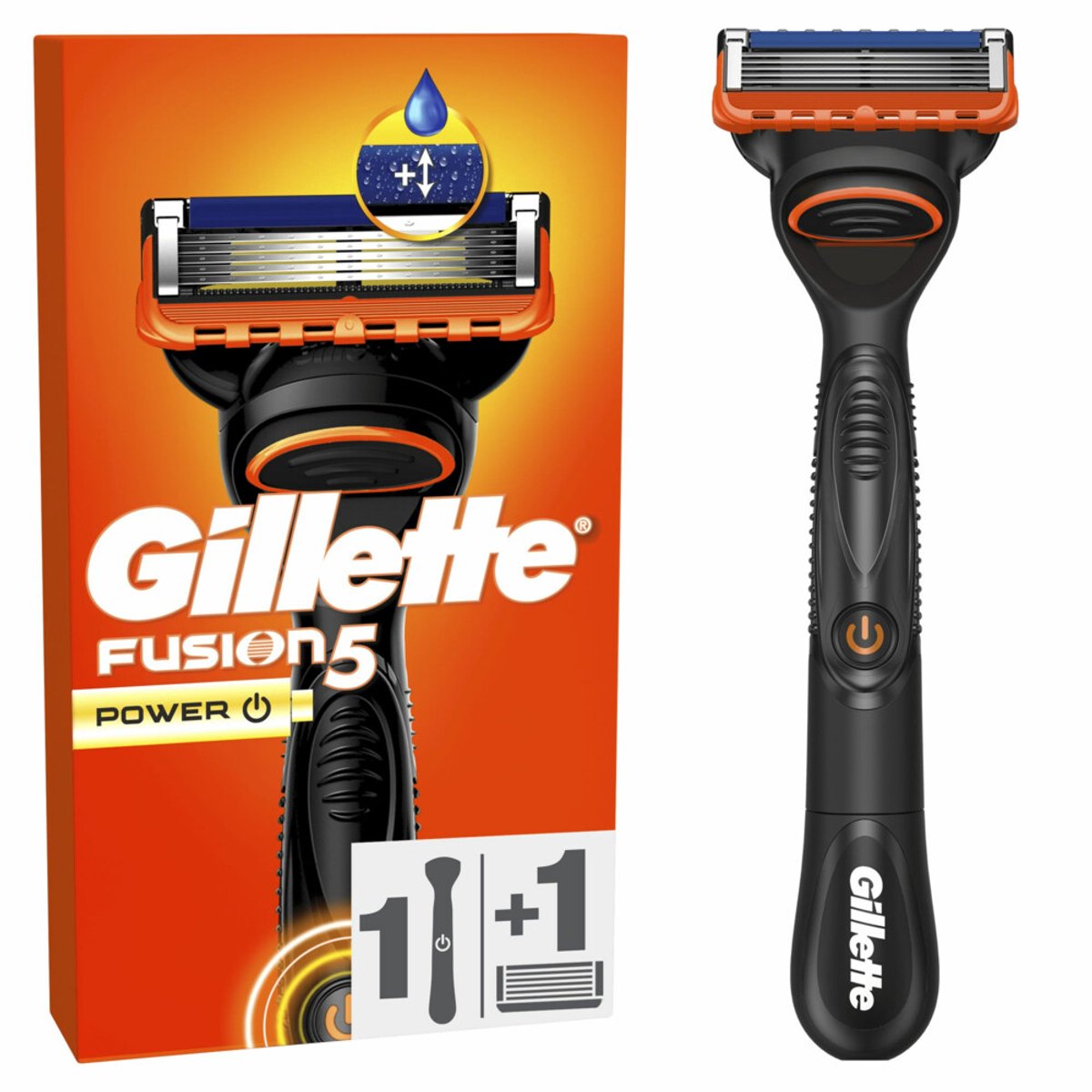 Gillette Scheermes Fusion 5 Power - 8 x 1 set - Voordeelverpakking