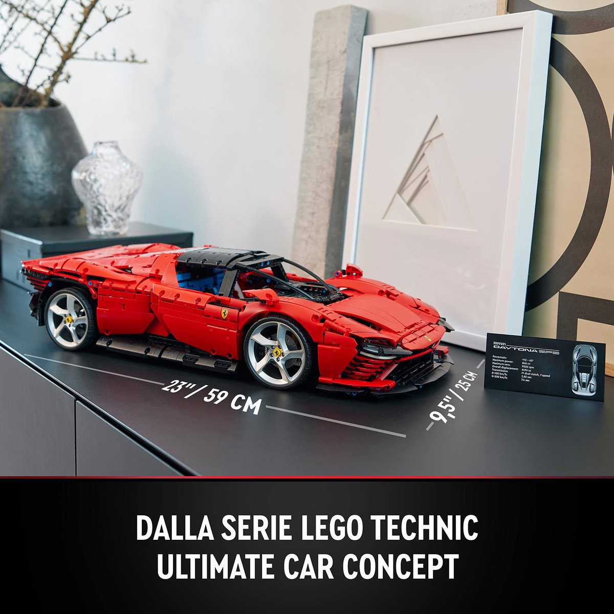 LEGO Technic Ferrari Daytona SP3 Raceauto Collectible voor Volwassenen - 42143 — afbeelding 10