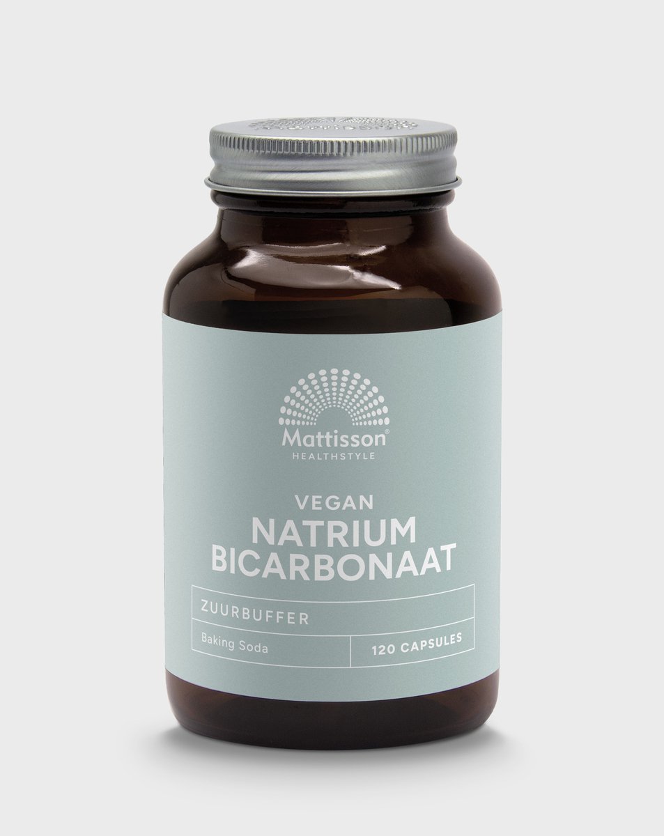 Goedkoopste Mattisson - Natriumbicarbonaat Capsules 800mg - Zuiveringszout / Baking Soda - Vegan Voedingssupplement - 120 Capsules
