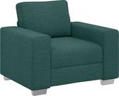 vidaXL - Fauteuil - Vert foncé - 59 cm - Tissu