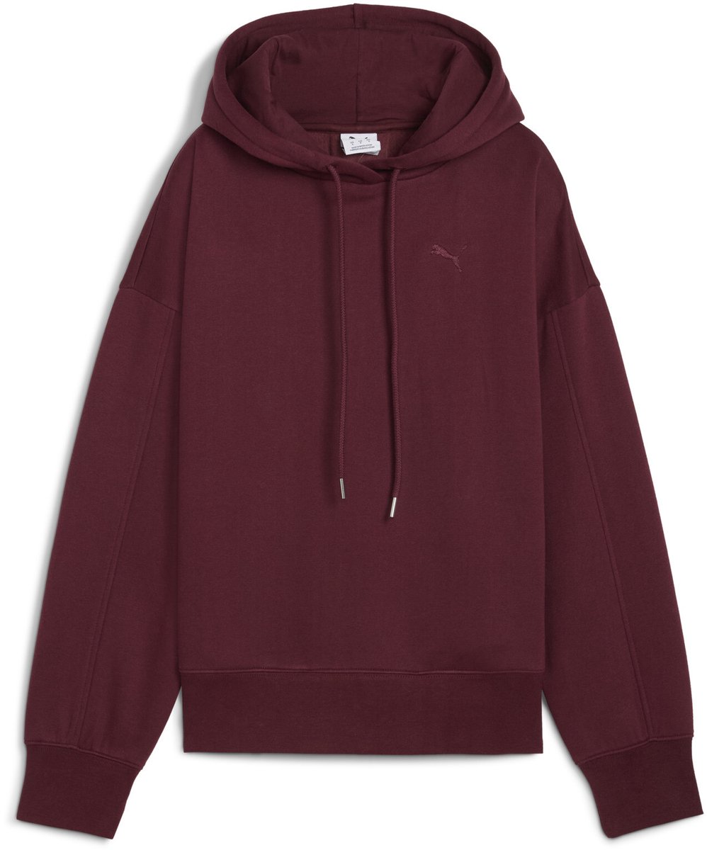 PUMA HER Oversized Hoodie FL Dames Trui Ruby Shimmer