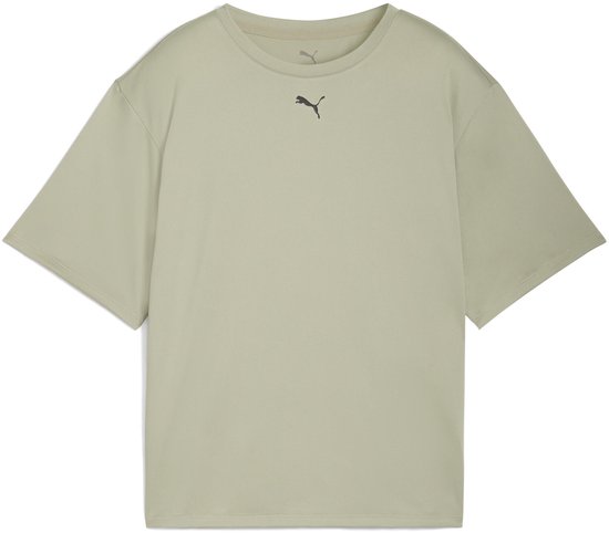 T-shirt de sport PUMA W TAD ESSENTIAL RELAXED pour femme - Lux Army