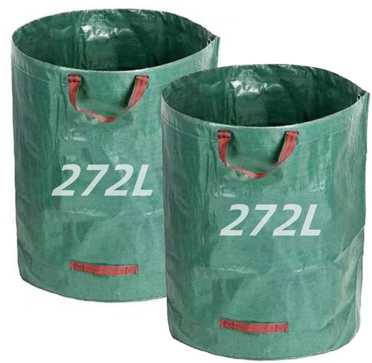 Ibenzoa® Zeer Ruime en Herbruikbare Tuinafvalzakken Set van 2 met Stevige Handgrepen voor Efficiënt Tuinieren