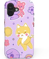 Casetastic Hoesje Geschikt voor Apple iPhone 16 Magsafe - Stijlvolle Beschermende Duo-layer Case - Knuffelvriendjes