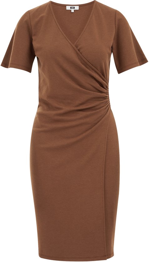 WE Fashion Dames jurk met plooidetail