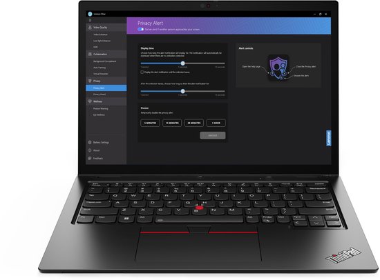 Lenovo ThinkPad L13 Yoga Gen 4 (Intel) Intel® Core™ i7 i7-1355U Hybride (2-in-1) 33,8 cm (13.3") Touchscreen WUXGA 16 GB LPDDR5-SDRAM 512 GB SSD Wi-Fi 6 (802.11ax) Windows 11 Pro Brits Engels Zwart - Lenovo - Hoofdafbeelding
