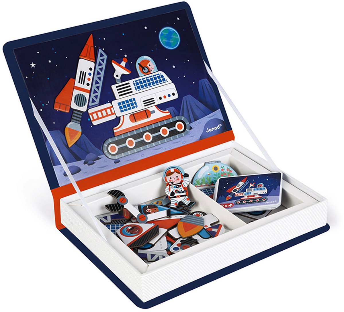 Janod - Magnetibook - Heelal - Magneetboek Speelset — afbeelding 6