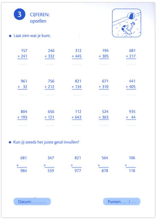 Vakantie oefenblaadjes herhalingsoefeningen taal en rekenen. Naar het 4de leerjaar, naar groep 6