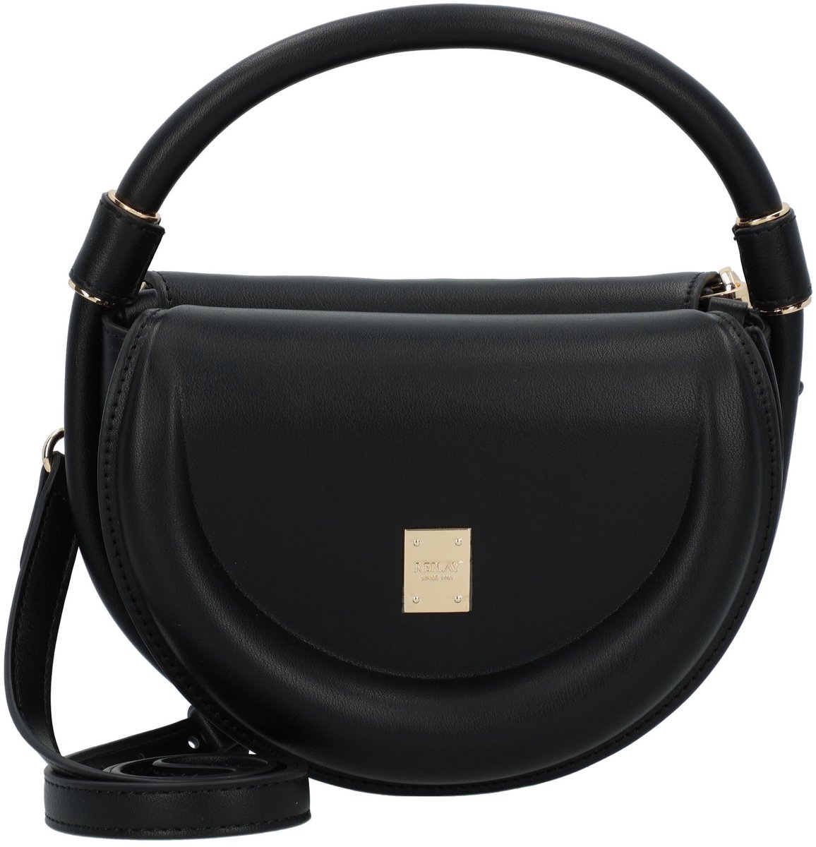 REPLAY Handtas Schoudertas Handbag Black Zwart