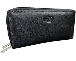 Portemonnee dame - Dames portemonnee leer - Dames portemonnee leer met rits - Cadeau voor vrouwen verjaardag - Cadeau voor haar - Cadeau voor vriendin -  Cadeau voor moeder - Cadeau voor vrouwen - Moederdag cadeautje - Mama - Kado - Outlet - Sale