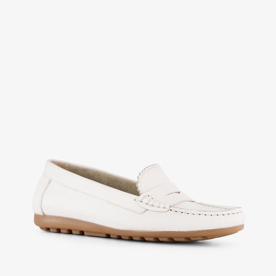 Mocassins femme en daim Hush Puppies blancs - Pointure 39