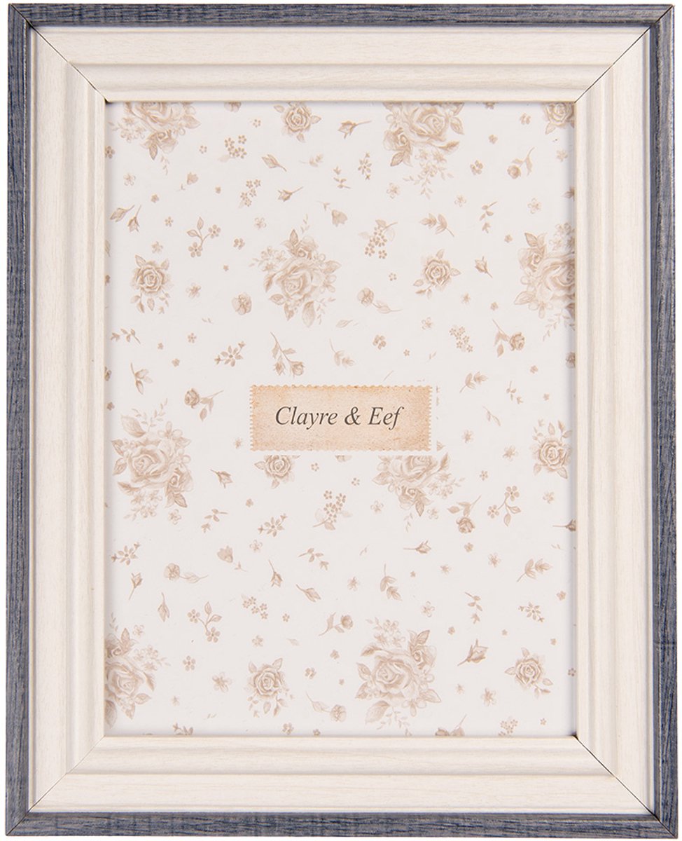 Clayre & Eef Fotolijst 15x20 cm Wit MDF