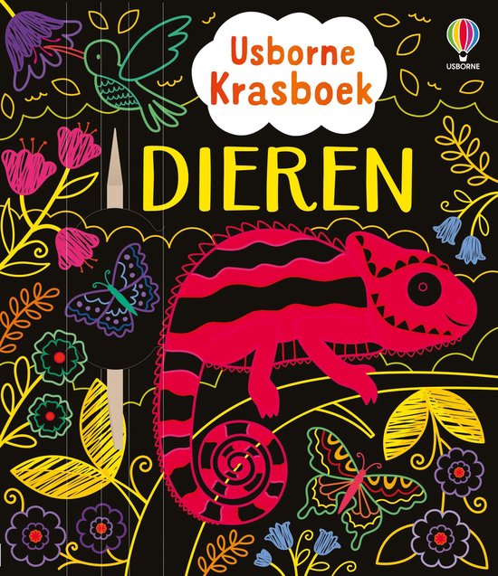 Krasboek Dieren - cover