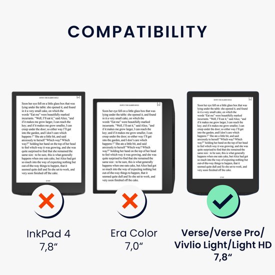 kwmobile e-reader hoesje geschikt voor Pocketbook Verse / Verse Lite / Verse Pro / Color / Vivlio Light/Light HD hoes - E reader flip case met magneetsluiting - Ereader cover - Travel Wereldkaart design in zwart / meerkleurig van Merkloos — afbeelding 4