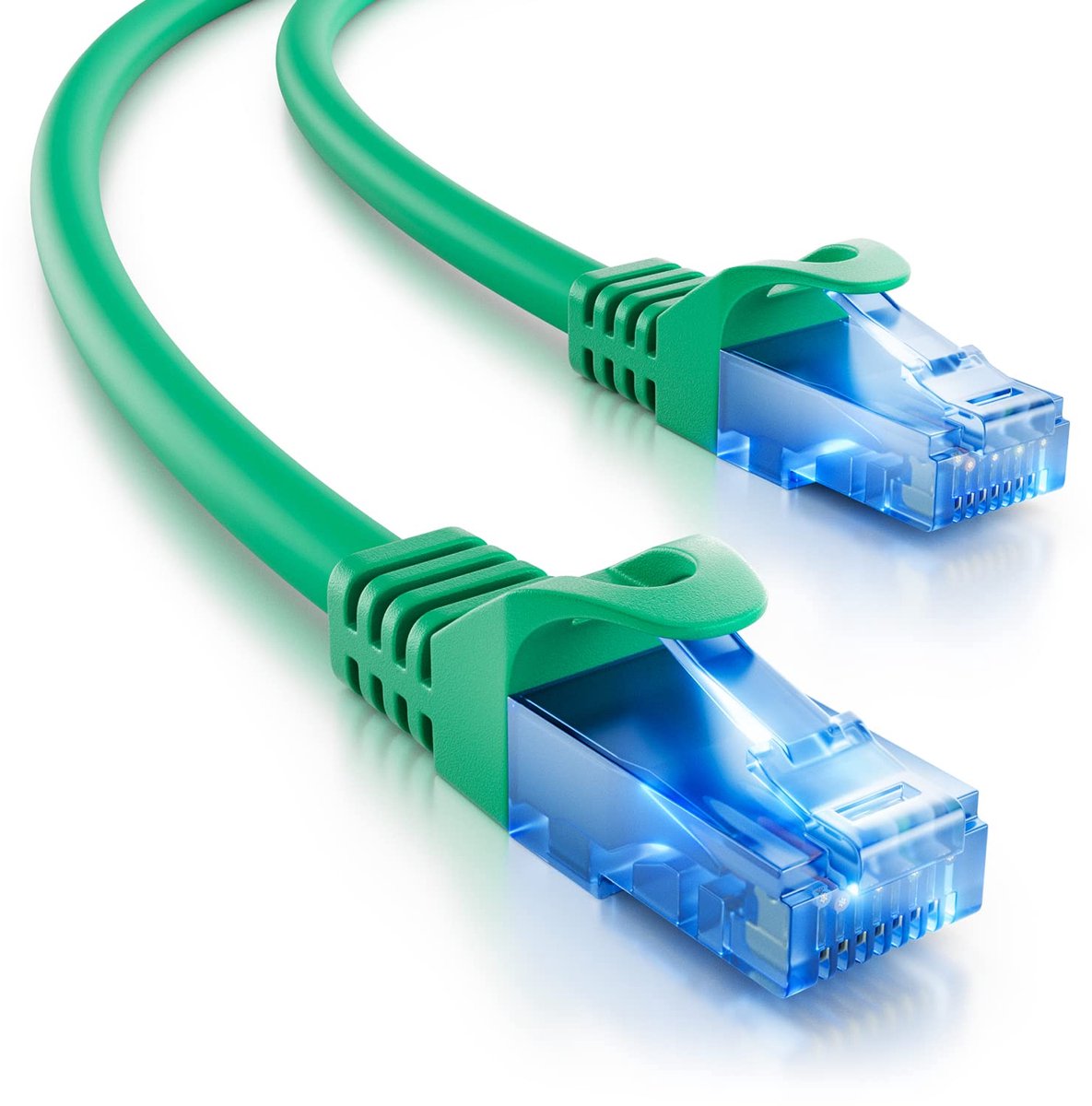 Image of 3,0m CAT.6 Ethernet Gigabit LAN Netwerkkabel RJ45 - Groen