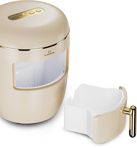 Klarstein ijsblokjesmachine voor thuis, camping, horeca, snelle mini ijsblokjesmachine klein, professionele ijsmachine voor grote & kleine ijsblokjes, zelfreinigend, 2,3 L watertank, 15 kg ijs in 24 uur - voor Bar voor Feest - IJsschep van Klarstein — afbeelding 2