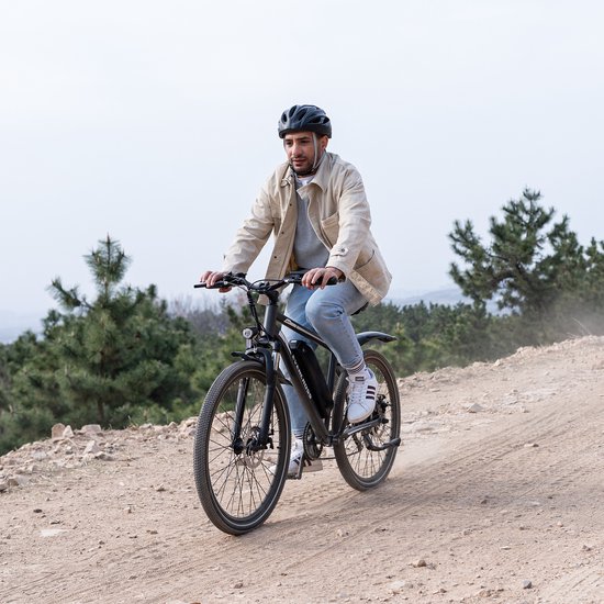 EVERCROSS EK15 Elektrische fiets - Ebike - 26" - 36V 10.4AH - tot 35-90 km - 7 versnellingen - blauw van EVERCROSS — afbeelding 2