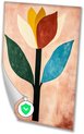Bloem, Abstracte kunst, Geel, rood, blauw, groen, roze