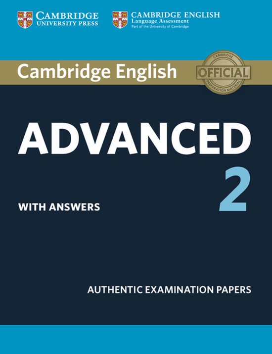 Cambridge English Adv 2 Student's Book with Answers - cover