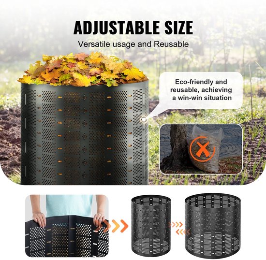 Compostbak - Compostvat - Compost - 220 Gallon - Snelle Compostering ...