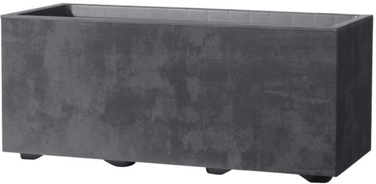 Lage muurbak - DEROMA - Millennium R - Antraciet - Met waterreservoir - 59 cm