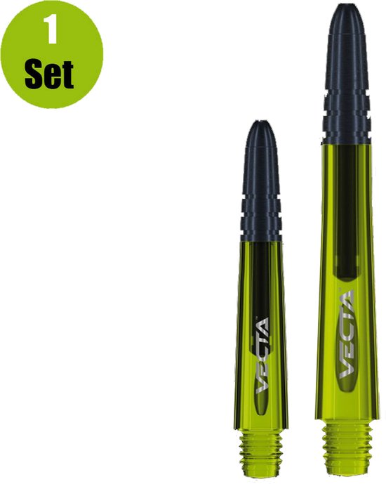 WINMAU - Vecta Dartschachten Groen, Korte - 1 set per pakket (3 Dartschachten in totaal) van Winmau — afbeelding 4